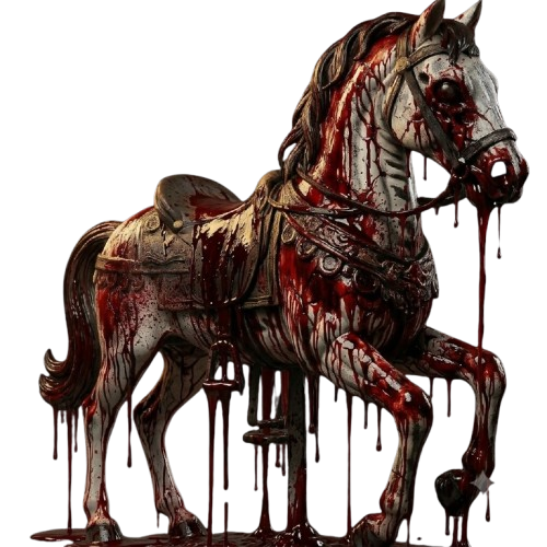 Scary horse